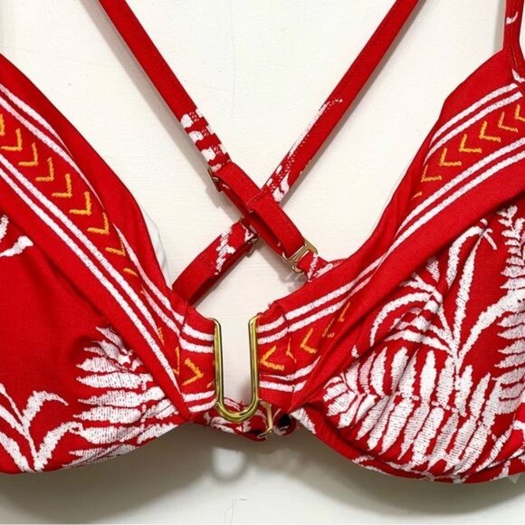 New La Blanca Underwire Draped Over the Shoulder Bikini Swimsuit Top + Bottom - Picture 7 of 16